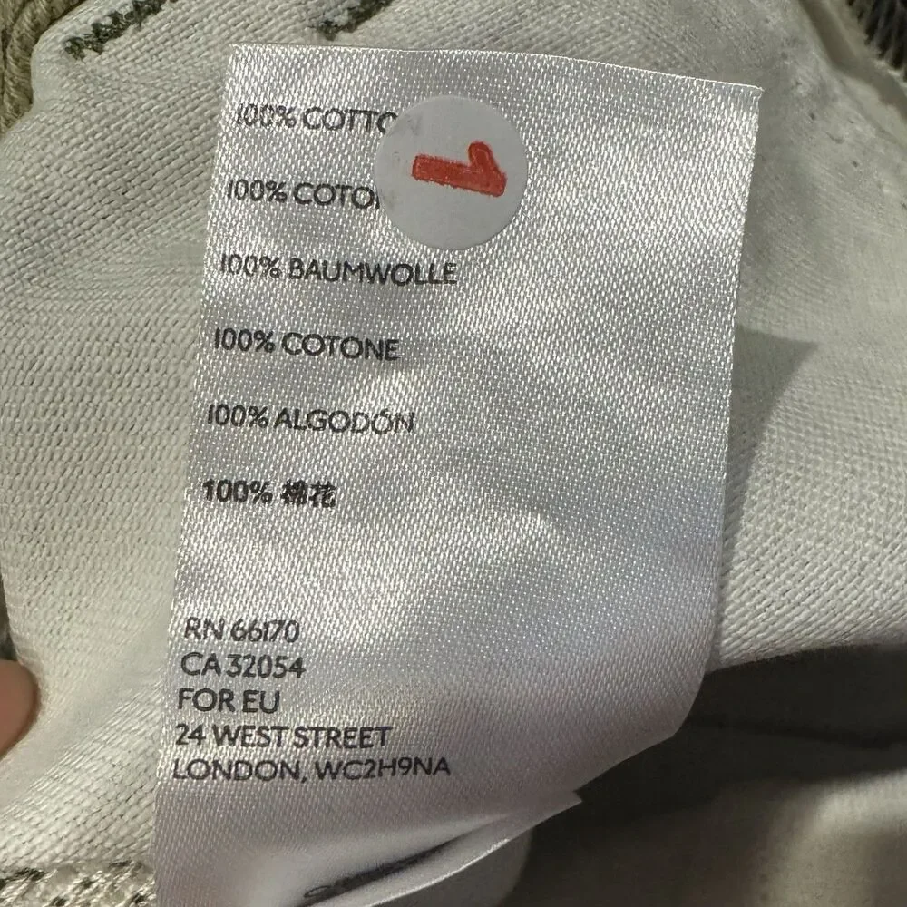 Free People We The Free Camo Cargo Pants High Rise Size 26 Green NWT Boho Grunge - Picture 6 of 11